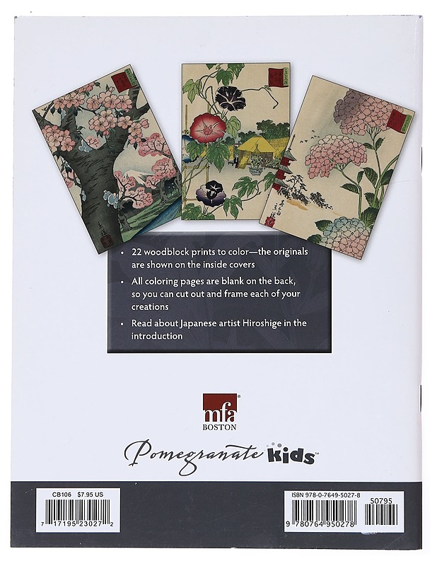 Hiroshige's Flowers Coloring Book - Harrastekirjat - 10105525460 - 1