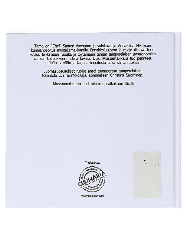 Uusi mustamakkara - Vuosara , Santeri  "Chef"  ; Nikus , Anna-Liisa  - Ruokakirjat - 10105525461 - 1