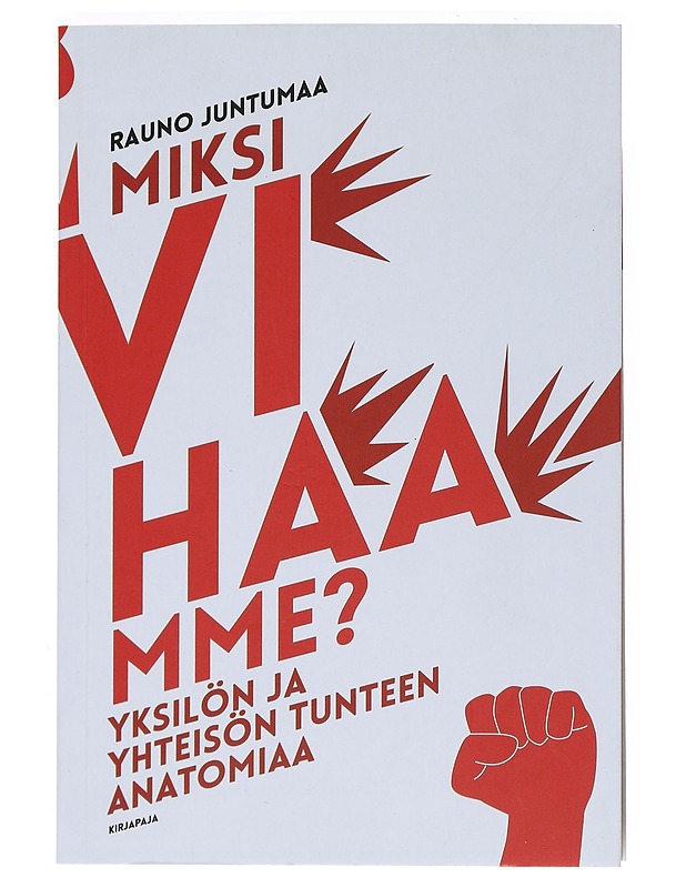 Miksi vihaamme? : yksilön ja yhteisön tunteen anatomiaa - Rauno Juntumaa - Tietokirjat ja oppaat - 10105525470 - 0