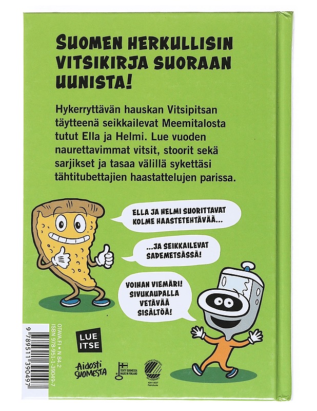 Vitsipitsa : täytteenä Ella ja Helmi - Salakari, Juhana - Nuorten kirjat - 10105525541 - 1