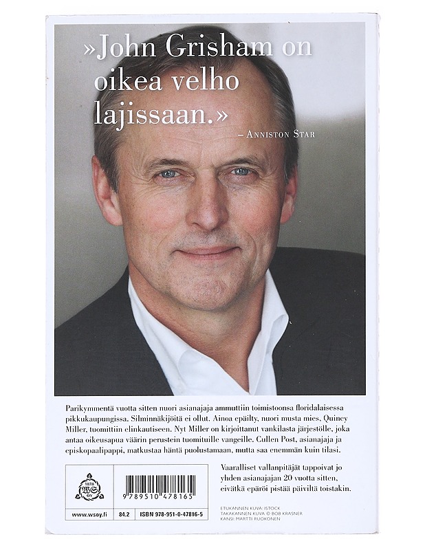 Oikeuden vartijat - Grisham, John - Jännitys ja dekkarit - 10105525615 - 1