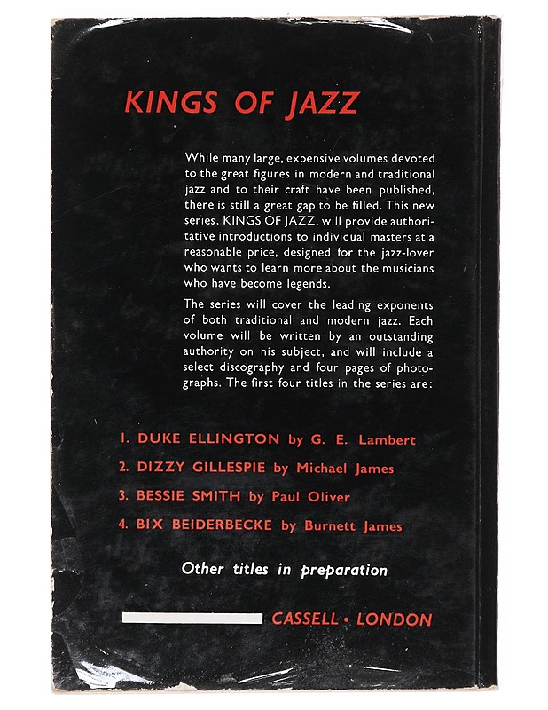 Kings of Jazz Bix Beiderbecke - Burnett James - Historiakirjat - 10105525630 - 1