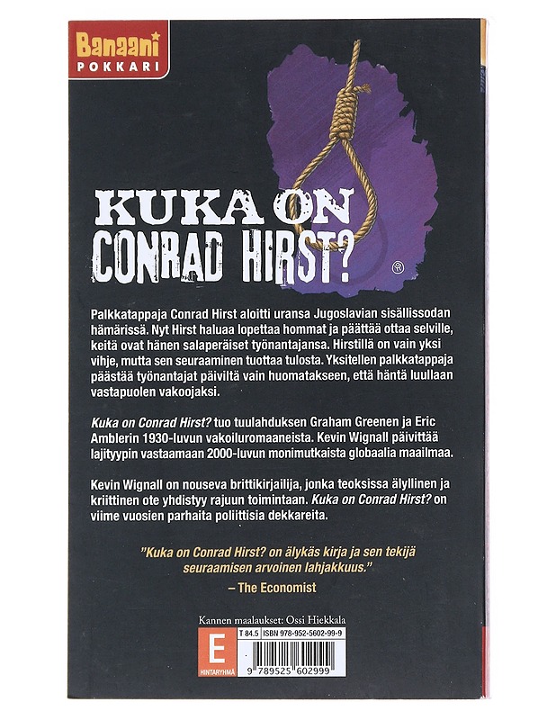 Kuka on Conrad Hirst? - Wignall, Kevin - Romaanit ja novellit - 10105525634 - 1