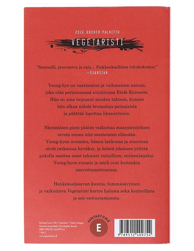 Vegetaristi - Han Kang - Romaanit ja novellit - 10105525644 - 1