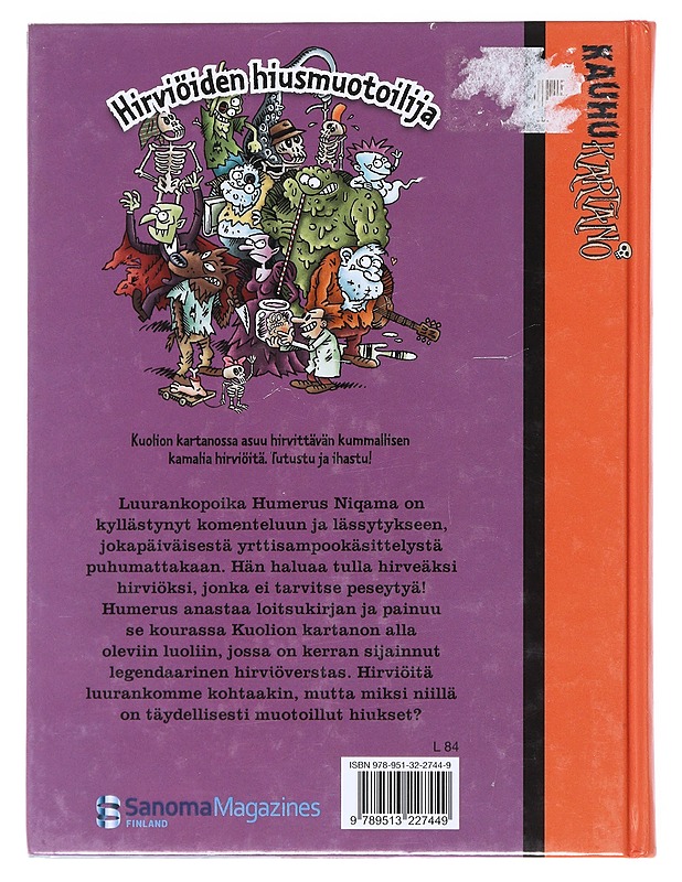 Hirviöiden hiusmuotoilija - Martin, Paul - Lastenkirjat - 10105525656 - 1