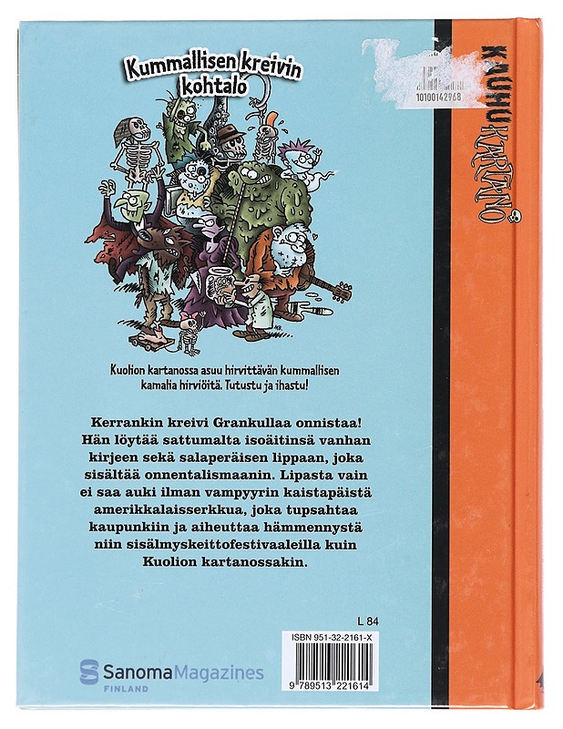 Kummallisen kreivin kohtalo - Martin, Paul - Lastenkirjat - 10105525664 - 1