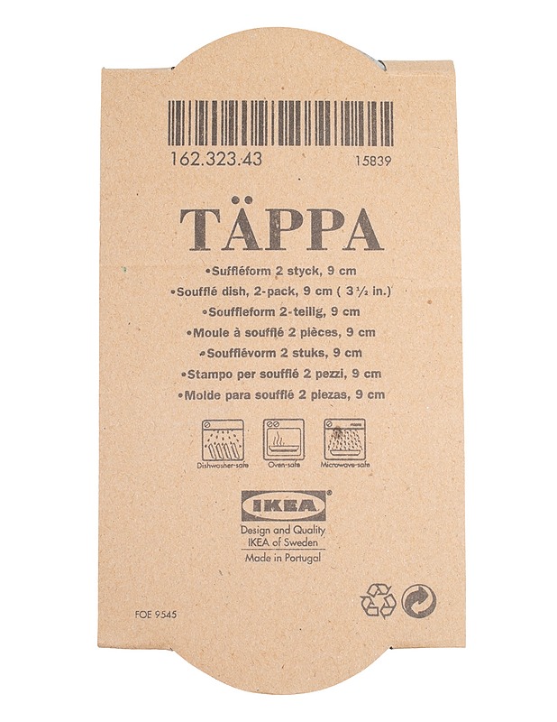 IKEA Täppa annosvuoka, 6 kpl - Pannut ja kattilat - 10105525673 - 1