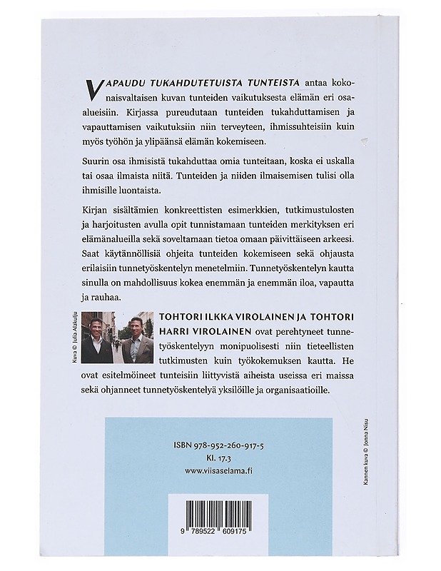 Vapaudu tukahdutetuista tunteista - Virolainen, Ilkka - Tietokirjat ja oppaat - 10105525678 - 1