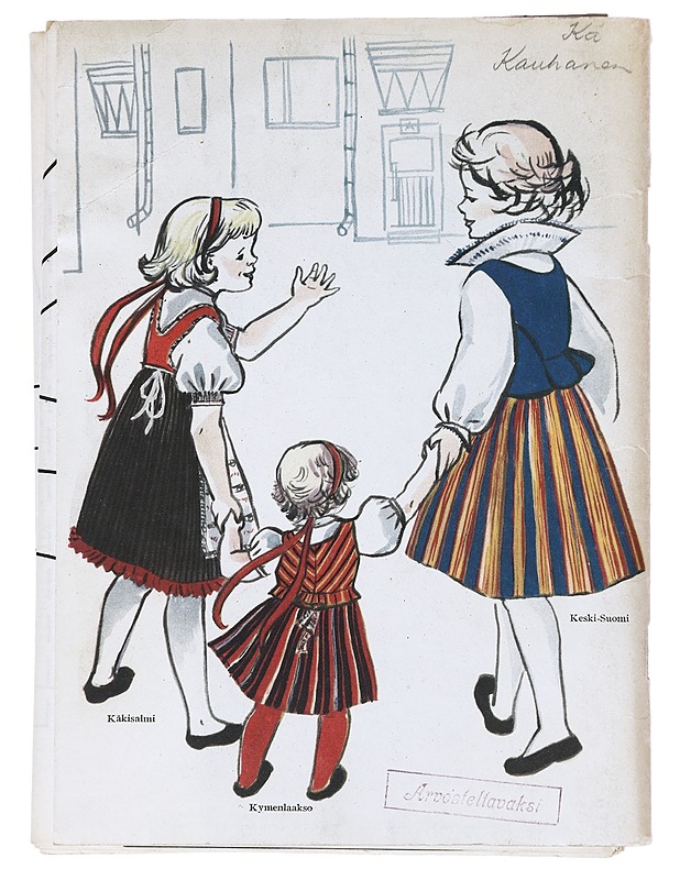 Ommelkaamme tyttöjen kansallispuvut - Kauhanen Sylvi, Ollila, Aino - Tietokirjat ja oppaat - 10105525683 - 1