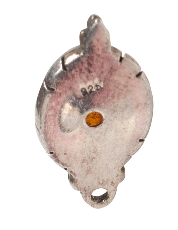 Hopeinen meripihka-amuletti - Askartelu - 10105525753 - 1