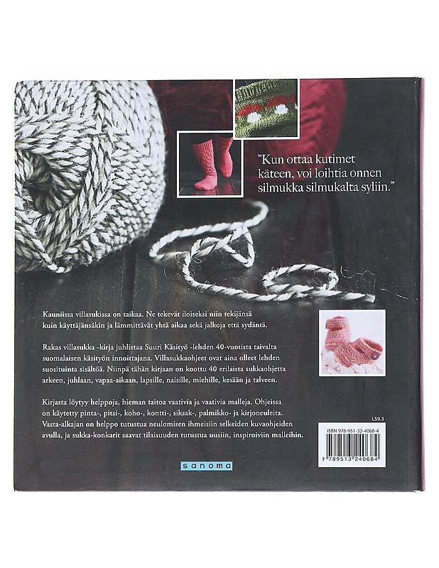 Rakas villasukka : 40 kauneinta ohjetta - Kuula, Taija - Tietokirjat ja oppaat - 10105525767 - 1