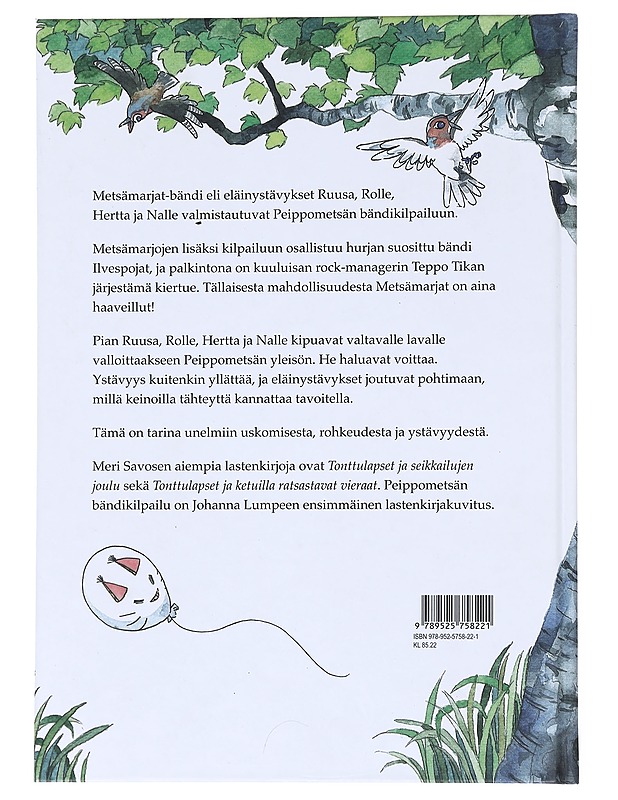 Peippometsän bändikilpailu - Savonen, Meri - Lastenkirjat - 10105525806 - 1