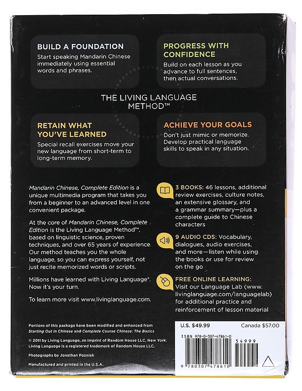 Living Language Mandarin Chinese, Complete Edition - Tietokirjat ja oppaat - 10105525838 - 1