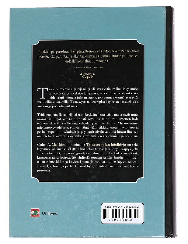 Taideterapian käsikirja - Malchiodi, Cathy A. - Taide- ja kulttuurikirjat - 10105525851 - 1