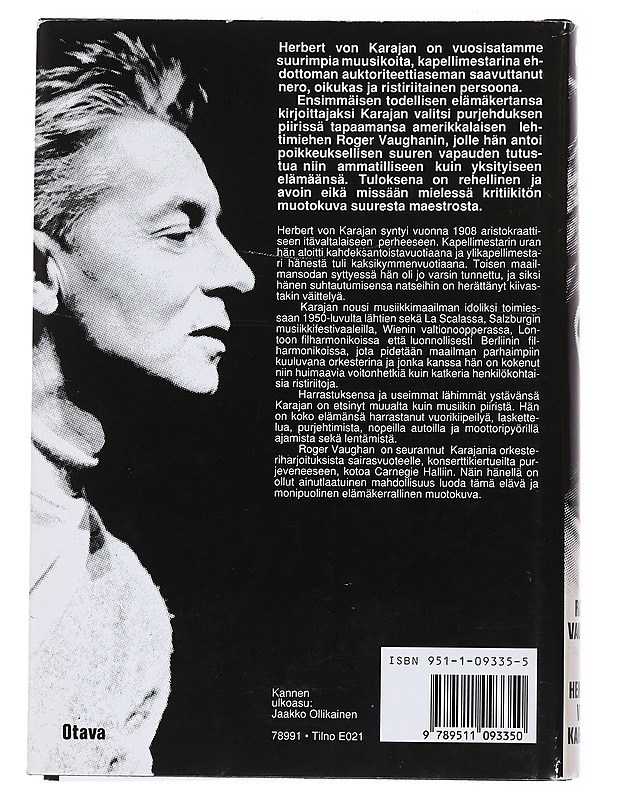 Herbert von Karajan - Vaughan, Roger - Elämäkerrat ja muistelmat - 10105525907 - 1
