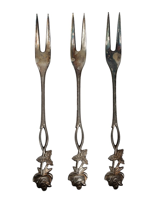 Ruusu coctailhaarukat, 3 kpl - Muut astiat - 10105525922 - 0