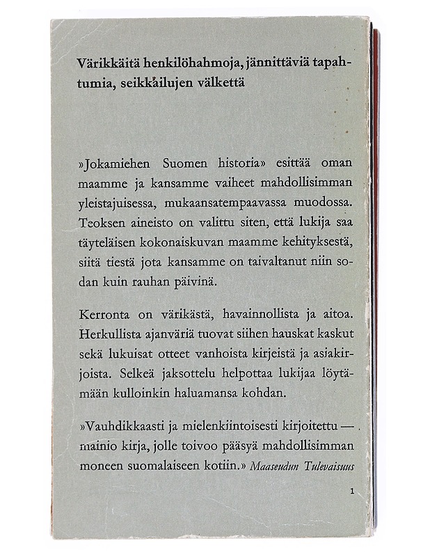 Jokamiehen Suomen Historia 1-4 - Tauno Kuosa - Tietokirjat ja oppaat - 10105525942 - 1