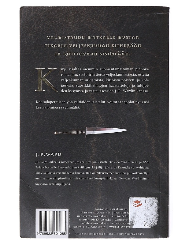 Mustan Tikarin Veljeskunta - J. R. Ward - Fantasia- ja scifi - 10105525950 - 1