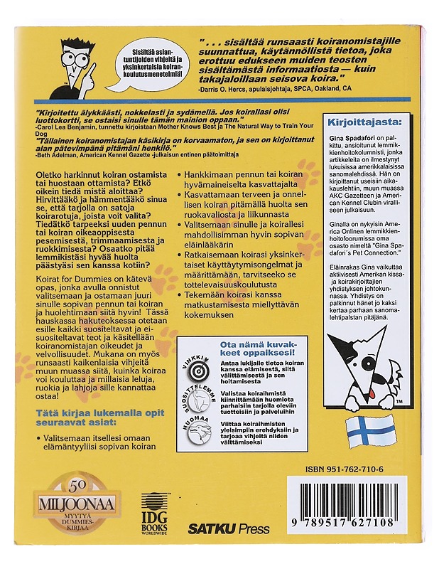 Koirat for dummies käsikirja - Spadafori, Gina - Tietokirjat ja oppaat - 10105525972 - 1