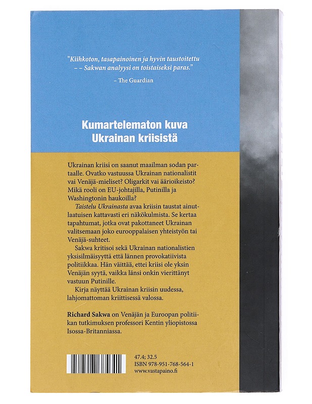 Taistelu Ukrainasta - Sakwa, Richard - Historiakirjat - 10105525974 - 1