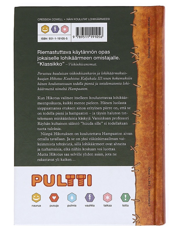 Näin koulutat lohikäärmeesi - Cowell, Cressida - Lastenkirjat - 10105526104 - 1