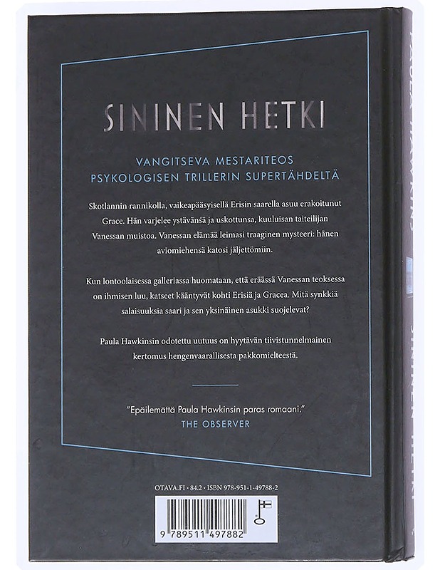 Sininen hetki - Hawkins, Paula - Romaanit ja novellit - 10105526137 - 1