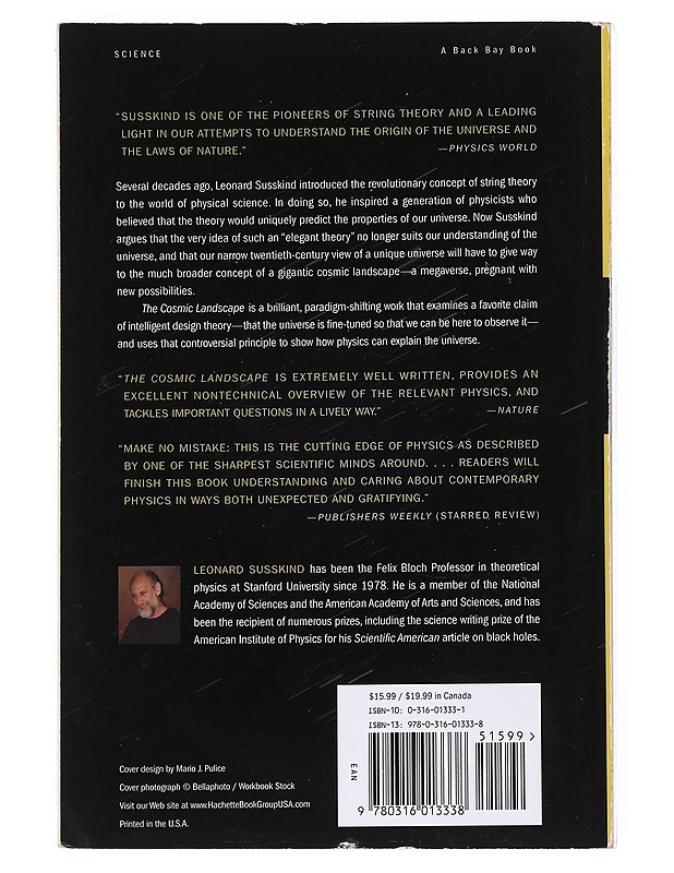 The cosmic landscape : string theory and the illusion of intelligent design - Leonard Susskind - Tietokirjat ja oppaat - 10105526143 - 1