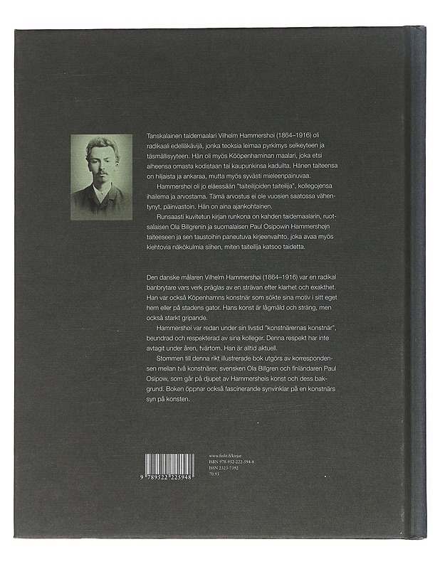 Hammershoi : Hiljaisuuden Maalari - Elämäkerrat ja muistelmat - 10105526174 - 1