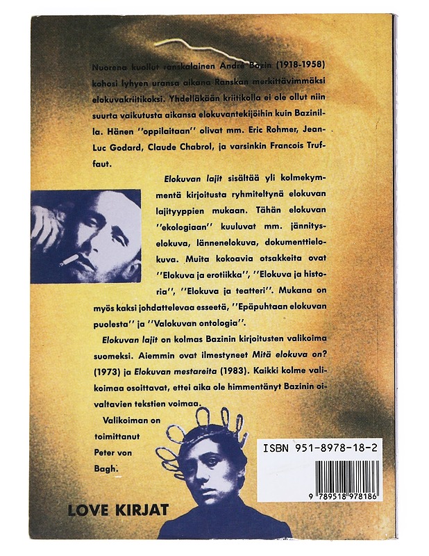 Elokuvan lajit - Bazin, André - Historiakirjat - 10105526178 - 1