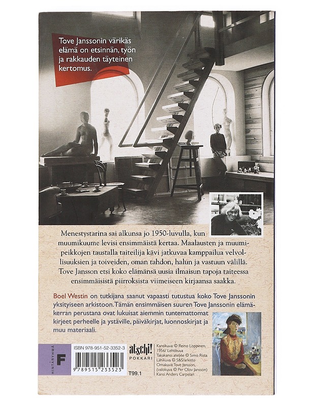 Tove Jansson : sanat, kuvat, elämä - Westin, Boel - Elämäkerrat ja muistelmat - 10105526185 - 1