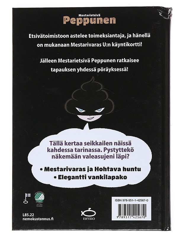 Mestarietsivä Peppunen : Mestarivaras ja Hohtava huntu - Troll - Lastenkirjat - 10105526252 - 1