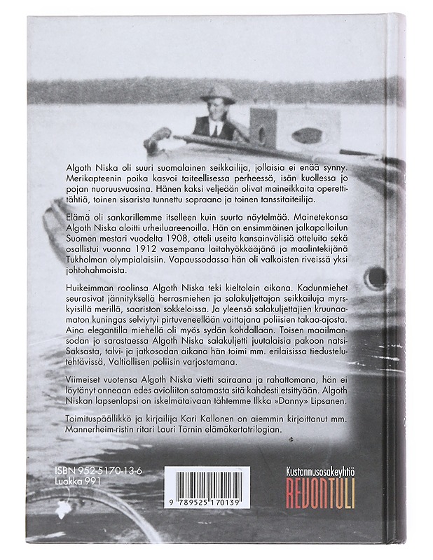 Algoth Niska : salakuljettajien kuningas - Kari Kallonen - Elämäkerrat ja muistelmat - 10105526256 - 1