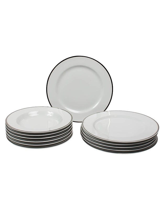 KRISTOFF ruokalautaset, 6 + 6 - Lautaset ja kulhot - 10105526289 - 0