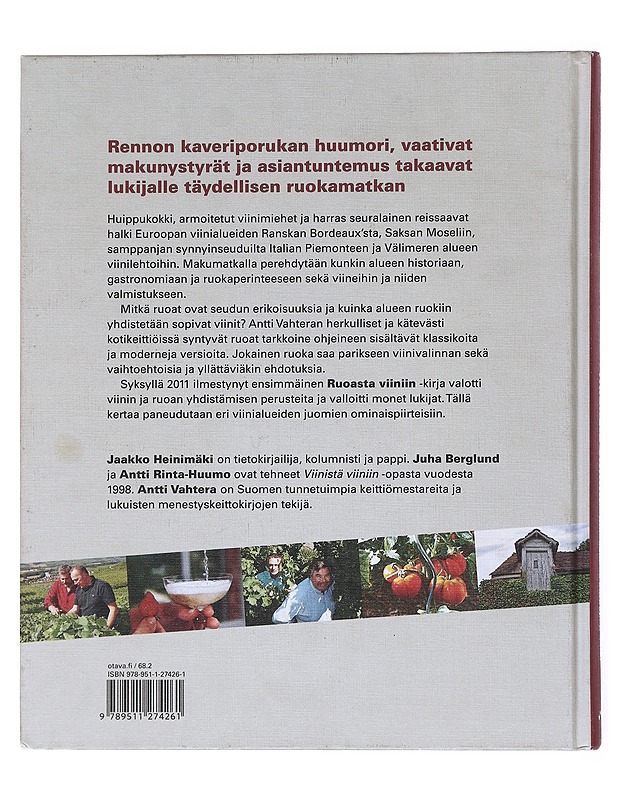 Ruoasta viiniin : makumatka Euroopan halki - Berglund, Juha - Ruokakirjat - 10105526322 - 1