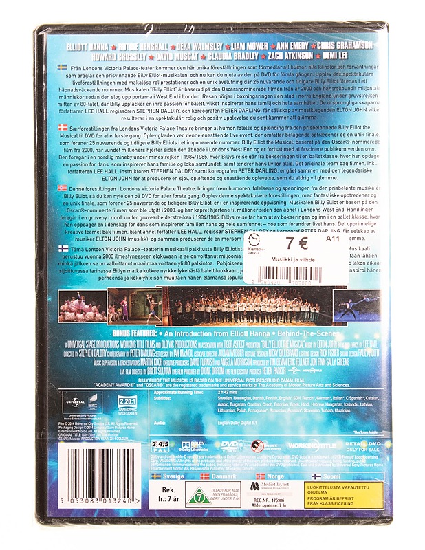 Billy Elliot - DVD - DVD-elokuvat - 10105526332 - 1