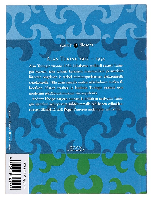 Turing : luonnonfilosofi - Hodges, Andrew - Tietokirjat ja oppaat - 10105526371 - 1
