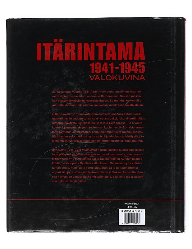 Itärintama 1941-1945 valokuvina - Erickson, John - Historiakirjat - 10105526372 - 1