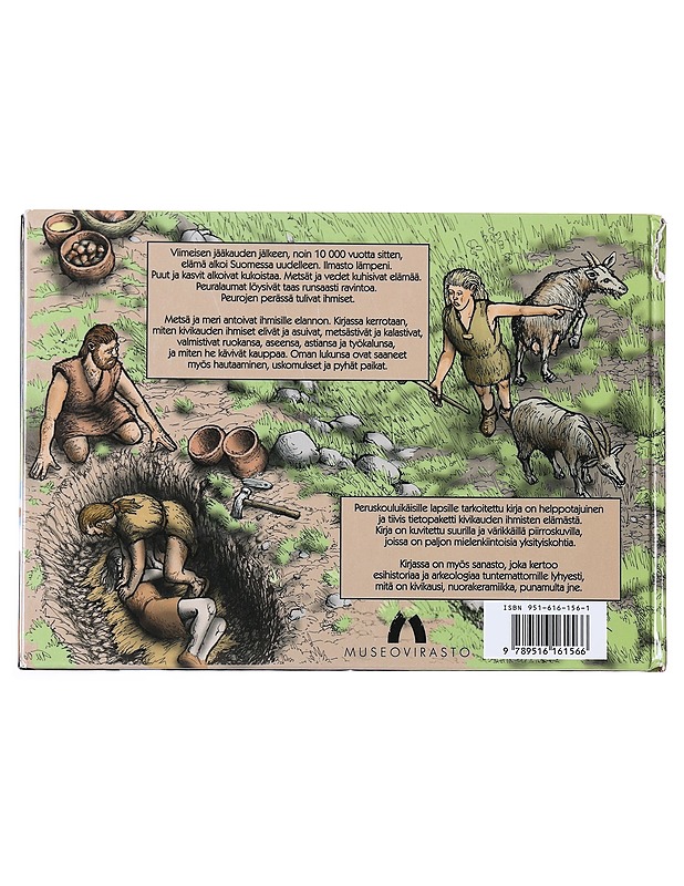 Elämää kivikauden Suomessa- Paula Purhonen - Historiakirjat - 10105526392 - 1