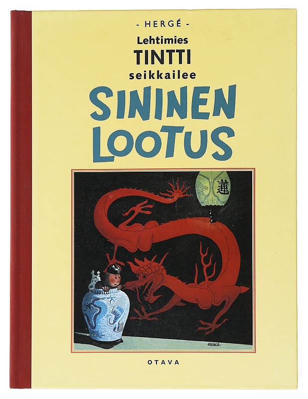 Sininen lootus - Herge - Sarjakuvat - 10105526406 - 0