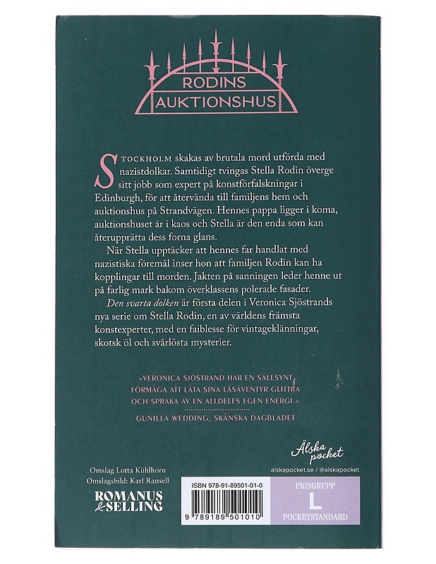 Den svarta dolken - Veronica Sjöstrand - Romaanit ja novellit - 10105526420 - 1