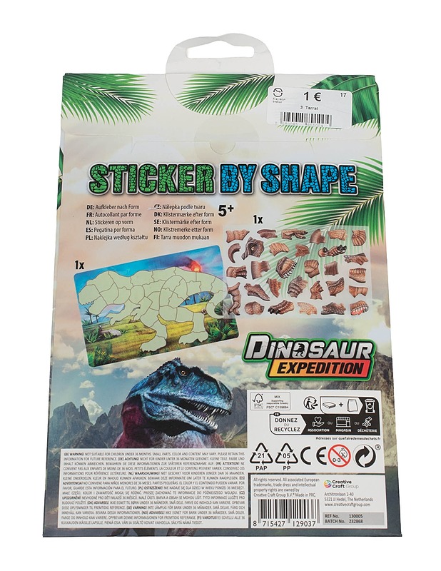 DINOSAUR EXPEDITION 3D tarrat - Askartelu - 10105526453 - 1