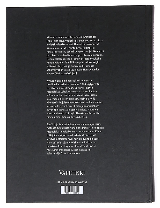 Terrakotta-armeija ja Kiinan keisarien aarteet - Michaelson, Carol - Taide- ja kulttuurikirjat - 10105526461 - 1