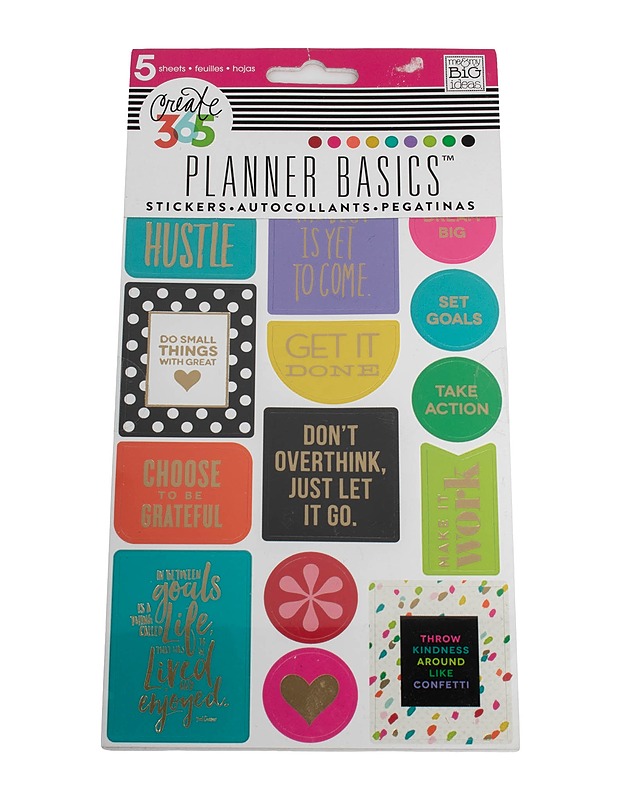 CREATE 365 Planner Basic tarrat - 5 arkkia - Askartelu - 10105526471 - 0