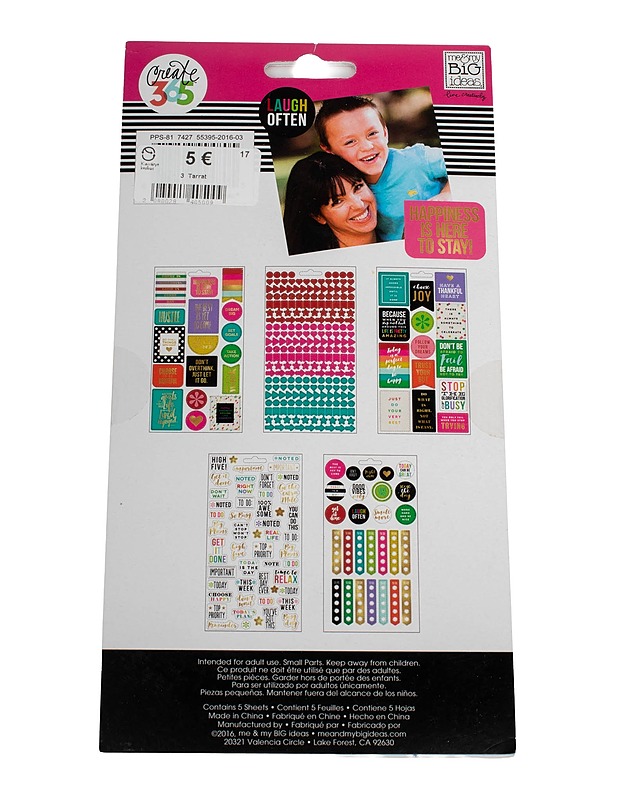 CREATE 365 Planner Basic tarrat - 5 arkkia - Askartelu - 10105526471 - 1