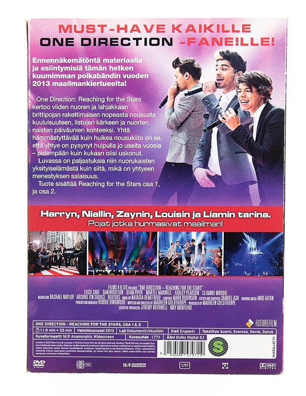 One Direction: Reaching For The Stars - DVD - DVD-elokuvat - 10105526516 - 1