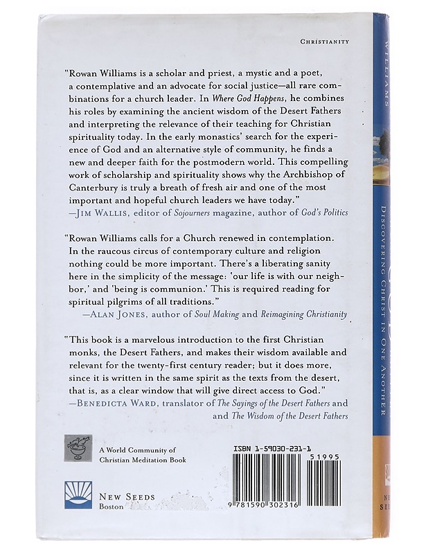 Where God Happens - Williams, Rowan - Tietokirjat ja oppaat - 10105526517 - 1