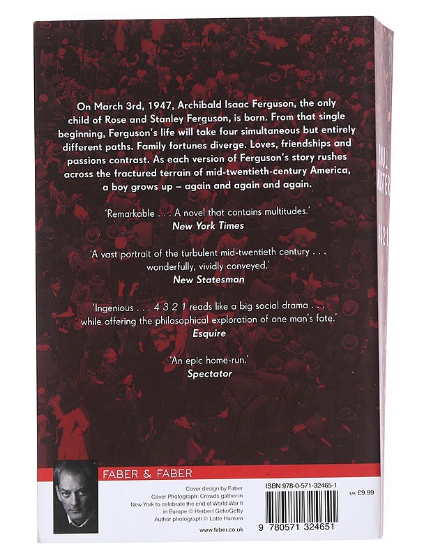 4 3 2 1 - Paul Auster - Romaanit ja novellit - 10105526540 - 1