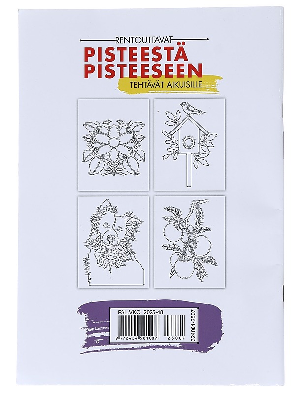 Rentouttavat Pisteestä Pisteeseen Tehtävät Aikuisille : 7/2025 - Kate Mcdonnell - Lastenkirjat - 10105526548 - 1