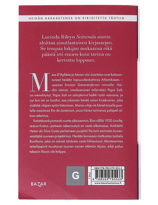 Seitsemän sisarta / Maian tarina - Riley, Lucinda - Romaanit ja novellit - 10105526556 - 1