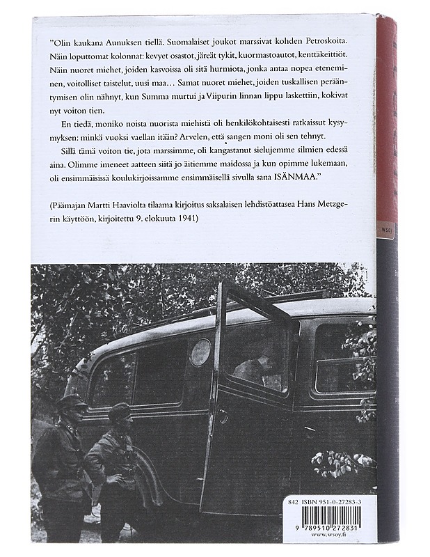 Itään : Elsa Enäjärvi-Haavion ja Martti Haavion päiväkirjat ja kirjeet 1941-1942 - Enäjärvi-Haavio, Elsa - Elämäkerrat ja muistelmat - 10105526555 - 1